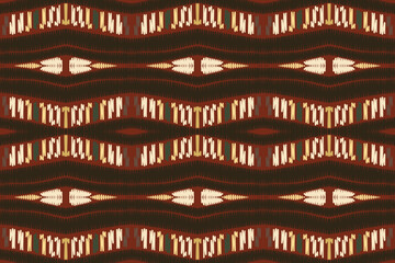 Ethnic abstract ikat art. Aztec ornament print. geometric ethnic pattern seamless color oriental. Design for background ,curtain, carpet, wallpaper, clothing, wrapping, Batik, vector illustration.
