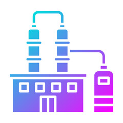 Oil Refinery Icon