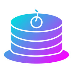 Sponge Cake Icon