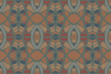 Ethnic abstract ikat art. Aztec ornament print. geometric ethnic pattern seamless color oriental. Design for background ,curtain, carpet, wallpaper, clothing, wrapping, Batik, vector illustration.
