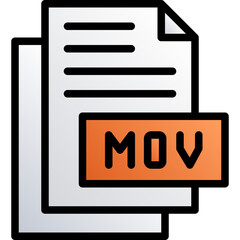 Mov vector line icon .svg