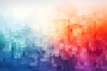 Abstract colorful pixelated background gradient in red and blue hues - obrazy, fototapety, plakaty