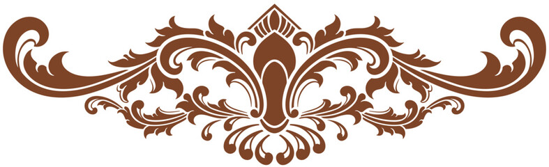 Luxury Frame Ornament Wedding Decoration. Vector illustration