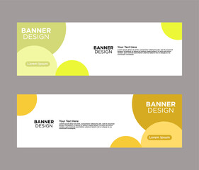Abstract Web banner design background or header Templates