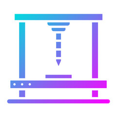 Cnc Machine Icon