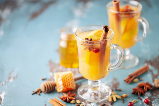 Sbiten traditional slavic hot drink with honey, ginger and spices.