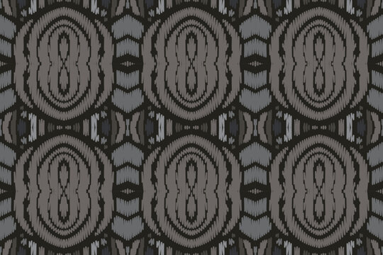 Ikat Fabric or Modern Native Thai Ikat Pattern. Geometric Ethnic Background for Pattern Seamless Design or Wallpaper.