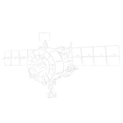 Drawing - satellite 