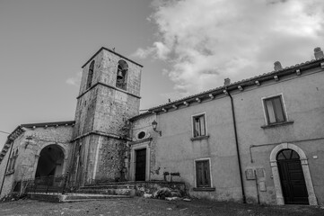 Vastogirardi, Isernia, Molise. Church of San Nicola di Bari. View
