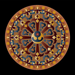 Mandala. Ethnic round ornament. Vector illustration.