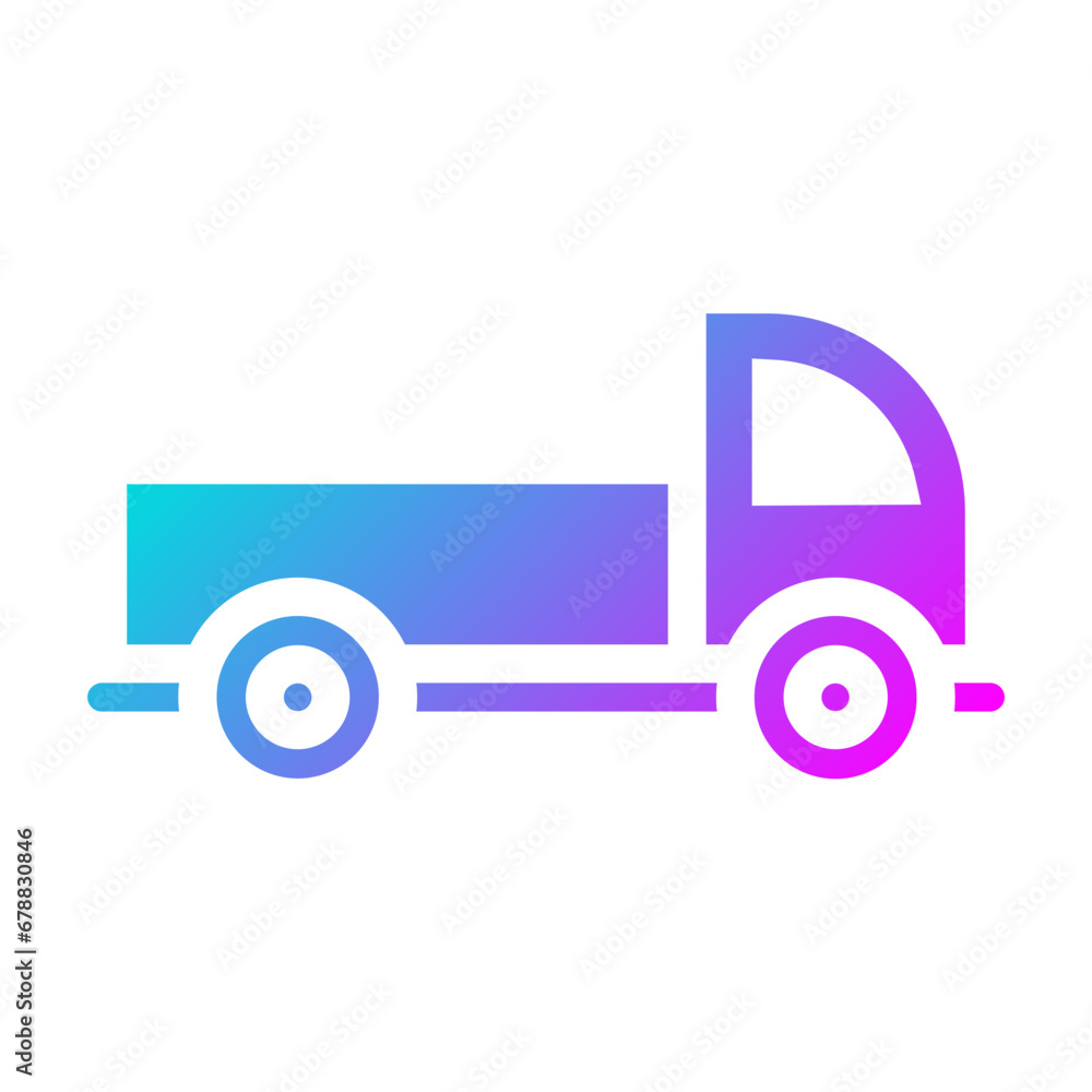 Sticker Pickup Truck Icon