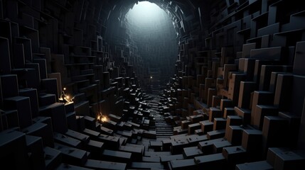 Minimalist modern abstract background