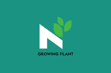 Luxury Leaf creative, monogram, latter, business, company logo design 