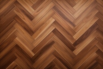 Parqet wooden floor. Pattern, texture, background design. Top view. Ai Generative