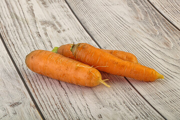 Yoiung natural organic carrot heap