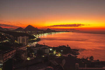 Amanecer en Ipanama, Rio de Janeiro - Brasil Vista desde Vidigal	