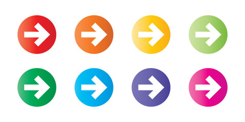 Simple arrow icon Directional symbols