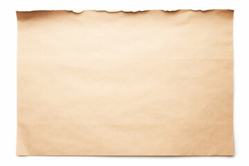 Light brown parchment paper with crisp rolled edges