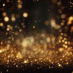An explosion of golden glitter with depth of field and bokeh. Great for backgrounds, presentations, posters, overlays, invites, greeting cards and more. 