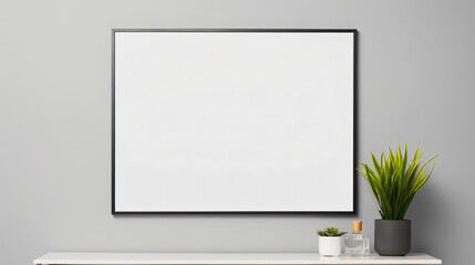 Blank Painting Photo Frame Indoor Mockup