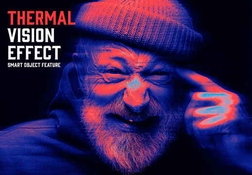 Thermal Vision Photo Effect