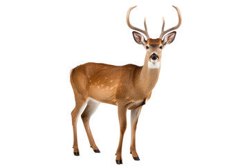 A deer isolated on transparent background.