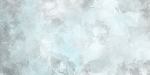 light gray watercolor background. Hand drawn Watercolor light grey background. On a rough texture paper and gradient frame
