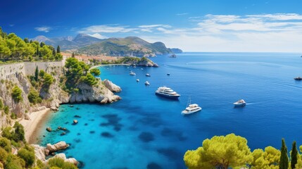 Aerial Scenery View at Travel Destination