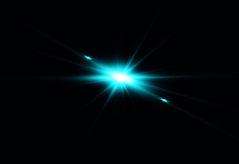 Abstract lighting flare