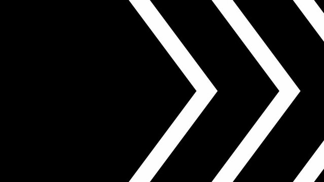 Cascading arrow transition from the left, Transition Video Element
