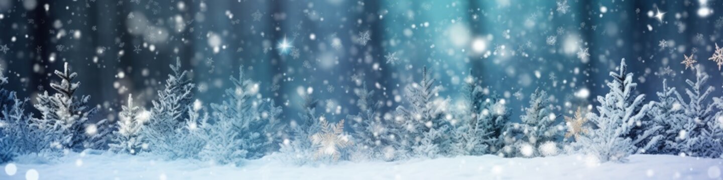 Winter Christmas Nature Background