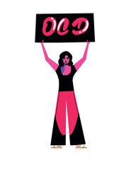 Obraz premium obsessive compulsive disorder people