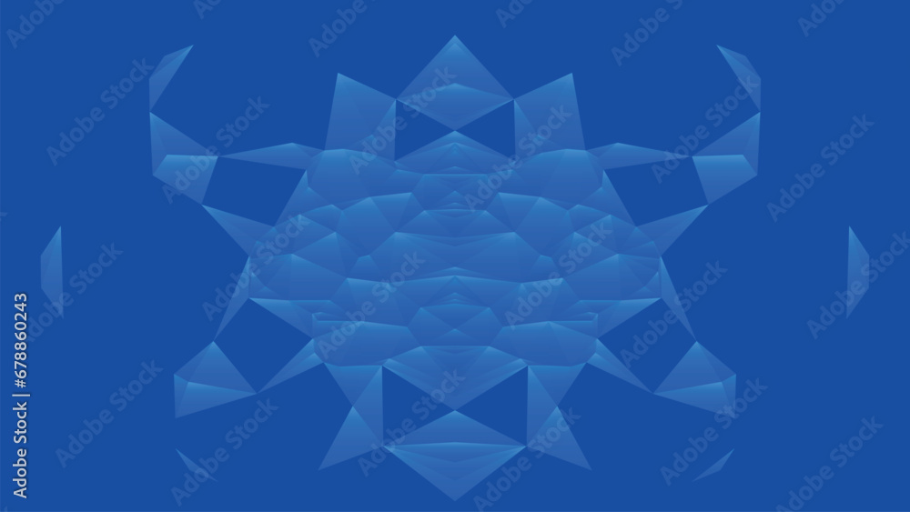 Aufkleber network connection structure. futuristic background made of triangles. connecting dots and lines. ab