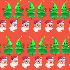 Christmas New Year Santa Claus phone glasses cute funny