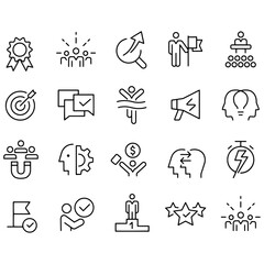  Mentoring Icons vector design