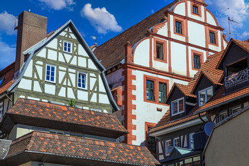 Alsfeld town. Hesse. Germany. Medieval center of old town