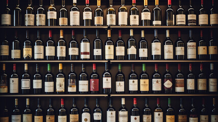 Wine shop background