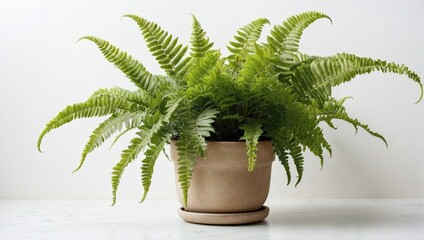 Lush Boston fern in a terracotta pot, a classic plant for adding greenery to any space