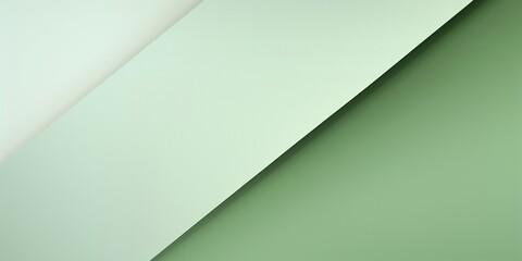 Minimal geometric shapes and lines in paper texture background, light pastel green color abstract...