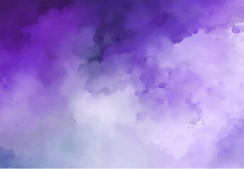 Abstract watercolor background with watercolor splashes, Purple watercolor