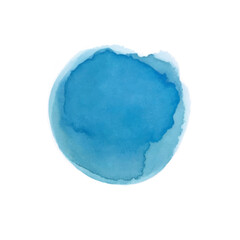 blue watercolor paint
