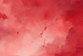 Obraz premium Background with paint, Abstract watercolor background with space, Red watercolor