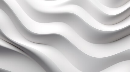 3D Abstract Modern White Background