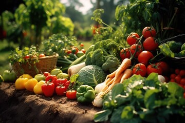 Organic Fruit Garden - Growing Healthy Fruits and Vegetables for Fresh Food