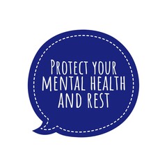 Mental Health Quote Illustration Design