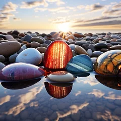 Foto op Plexiglas Picture with a realistic beautiful stone Ai generated art beautiful image © Arabindu