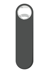 Bottle opener. Vector cartoon icon. Tool for open isolated on white background. Flat style sign