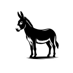 Donkey Vector Logo Art