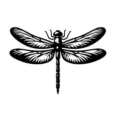 Dragonfly Vector Logo Art - obrazy, fototapety, plakaty