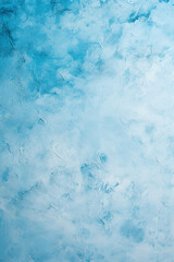 Obraz premium Abstract light blue color tone painted wall texture background outdoors. AI generative